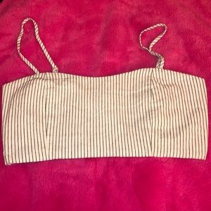 striped crop top